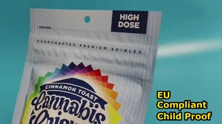 Embalaje a prueba de niños A granel certificado por EE. UU. para dispensarios y marcas de cannabis de la UE