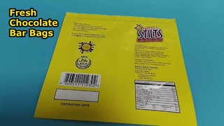 Bolsa de plástico para barra de chocolate, 500 g, a granel de calidad alimentaria para marcas de confitería