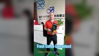 Ocho lados sellaron el almacenamiento fresco hermético de la haba asada de la válvula de la bolsa de café