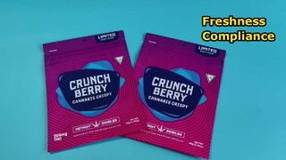 Bolsas Ziplock Mylar personalizadas patentadas en EE. UU. para las necesidades de cumplimiento y frescura del cannabis
