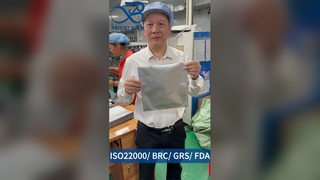 Preservación hermética pura de la frescura del bolso del vacío del papel de aluminio de la categoría alimenticia