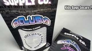 Bolsas con cremallera y candado para niños personalizadas