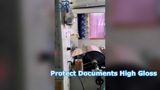 Uso que lamina termal material de la escuela de la oficina de la película del alto lustre del material de la laminación