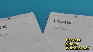 Bolsa con cremallera para zapatos, a prueba de polvo, impermeable, a granel para marcas y minoristas de calzado