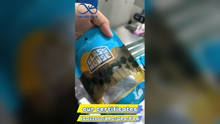 Bolsa de embalaje de cannabis a prueba de niños Patente estadounidense a granel para marcas