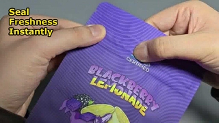 bolsa de plástico autosellante