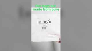 La aduana imprimió bolsas de papel de vidrio de sellado autoadhesivas altamente transparentes para Packagi respetuoso del medio ambiente