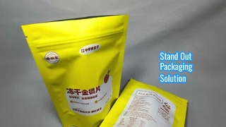 Bolsas Ziplock de pie resellables aprobadas por la FDA