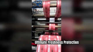 Rollo de película de sellado multicapa de grado alimenticio de película compuesta de alta barrera