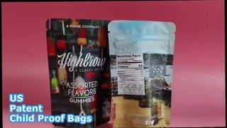 Fabricante de bolsas a prueba de niños fabricado en China con soluciones de embalaje CR patentadas en EE. UU.