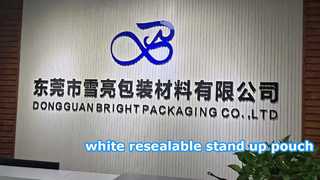 bolsa blanca con cierre hermético