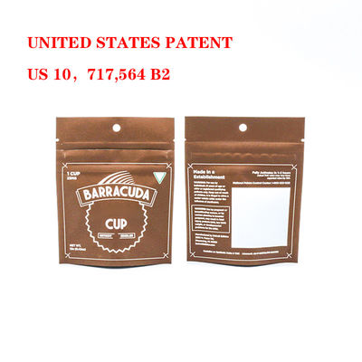 Bolsas Mylar a prueba de olor y a prueba de niños con cerradura de cremallera de plástico segura para envases de tabaco