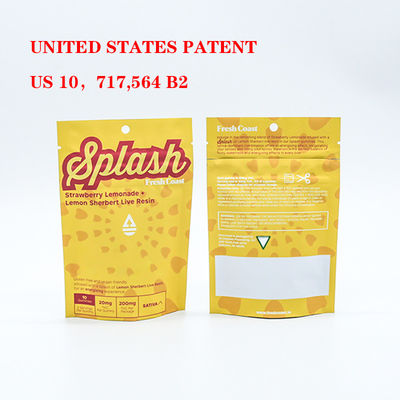 Bolsas Mylar a prueba de olores personalizadas para niños para envases de tabaco con cerradura de plástico segura