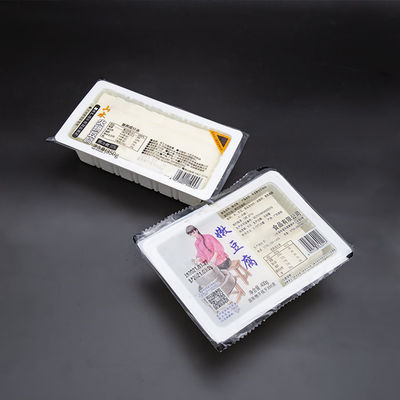 Impresión personalizada de bandeja de plástico laminada fácilmente pelable con película de sellado de taza