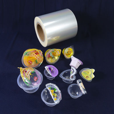 Película de sellado de alimentos selladores laminados de plástico resistentes a la niebla para recipientes de alimentos