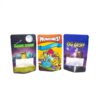 Bolsas para bebés para comestibles Bolsa de embalaje de tabaco Bolsa de embalaje con cremallera de protección infantil