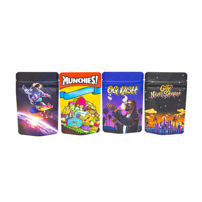 Bolsas de Mylar a medida Resistente a los niños Bolsas de Mylar de grado alimenticio Medicamento