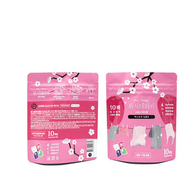 Mylar Stand Up Bag Folieta de cerradura con cerradura de vacío Sellado de seguridad Bolsa de embalaje Poliéster seguro