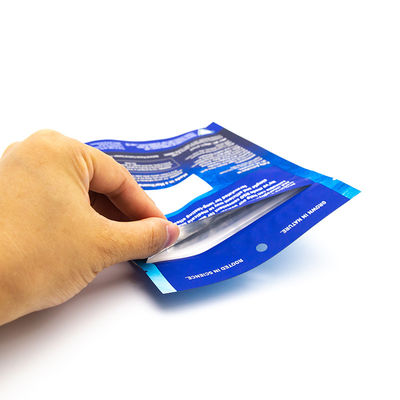 Bolsa de embalaje con cremallera anti-niños de tres lados Fabricante personalizado Bolsa de plástico compuesto Vmopp+Pet+Pe