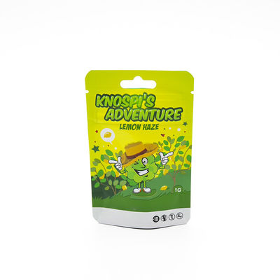 Impresión personalizada de papel laminado resistente a los niños Bolsa de plástico de cierre de cerradura Bolsa de embalaje de tabaco Bolsa de galletas Bolsas Mylar