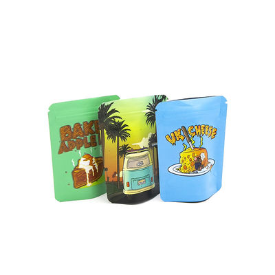 Imprimido a medida, reabreble, a prueba de olores para niños 1g 3.5g 7g 14g 28g 1oz Bolsa Mylar