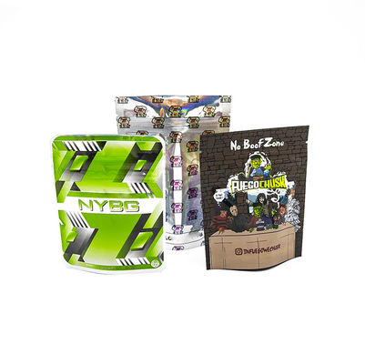 Diseño impreso de bolsas de tabaco sellados de tres lados