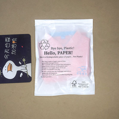Embalaje de papel translúcido revestido con cera ecológico y biodegradable