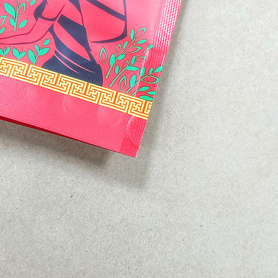 Embalaje de alimentos fácil de desgarrar Bolsas de pie con revestimiento aluminizado