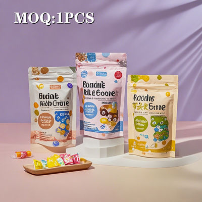 Impresión de grabado Bolsa de cremallera Mylar para la preservación segura de hierbas resistente a los niños