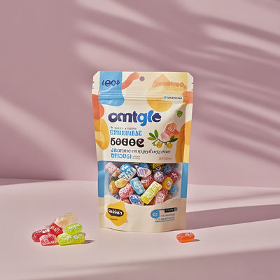 Eco-amigable reciclable Bolsa de sellado de 3 lados Bolsa de plástico con cremallera reciclado bolsas de mylar