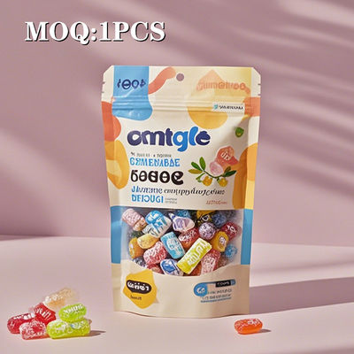 envases de alimentos biodegradables reciclables a medida bolsas a prueba de olor con cremallera sellada bolsas de bolsas milares de pie