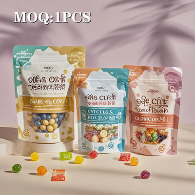 Bolsas de plástico reciclables para abrir y volver a sellar fácilmente los envases de alimentos