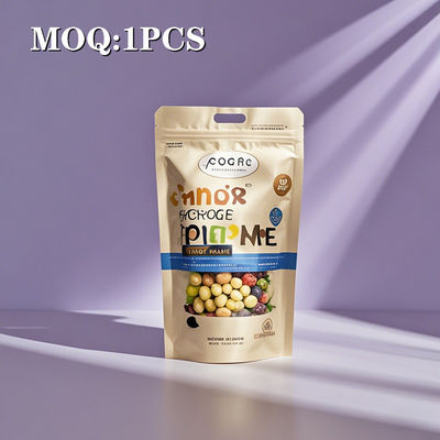 A prueba de humedad espesor personalizado de grado alimenticio Bolso de pie para bolsas de embalaje de goma y frijoles M