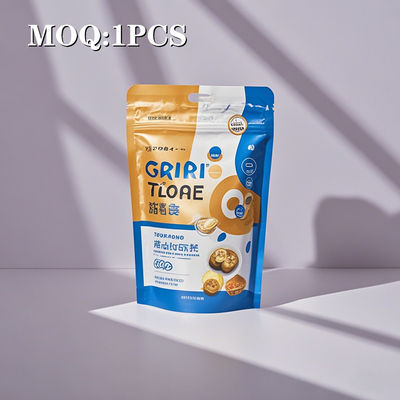 OEM ODM personalizado Bolsas de milar para 100g de frutas en polvo con ventana transparente