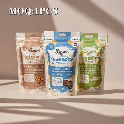Super bajo MOQ 1 pieza Entrega rápida Impresión digital personalizada Precio mayorista Bolsa de embalaje de alimentos Bolsa Mylar