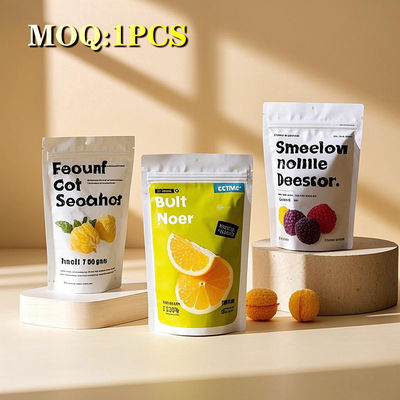 Bolsa de aluminio mate personalizada para bocadillos Embalaje de té, chocolate y café con diseño libre