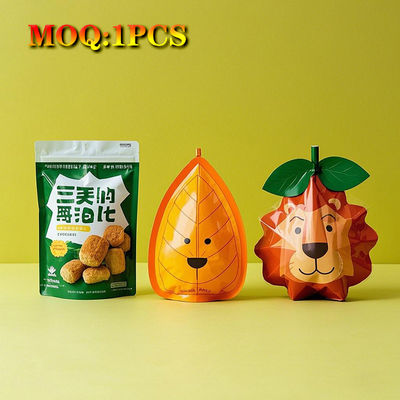 Bolsas de forma irregular personalizadas de 3.5 g de papel de aluminio a prueba de olor embalaje de corte a presión con cremallera resistente a los niños bolsas de pie de Mylar