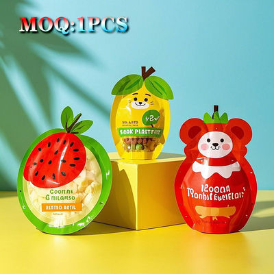 Embalaje personalizado Sello térmico de corte a presión vuelve a cerrar Bolsa de pie Alimentos impresos Bolsas de aluminio de plástico de 3,5 g