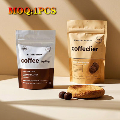 Impresión digital personalizada Compuesto reciclable Stand Up Pouch Semillas Condimento Especias Embalaje Bolsa de milar con cerradura con cremallera