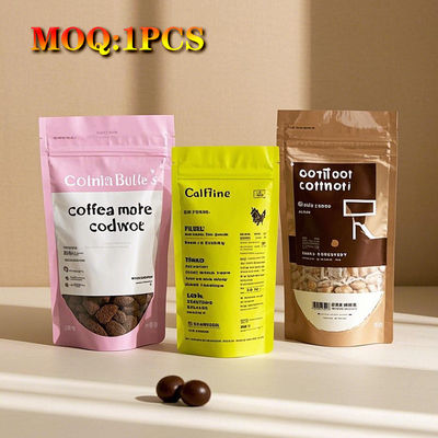 Impreso a medida 1g 3.5g 7g 14g 28g Anti-olor cerradura de cerradura de 3 lados de sellado bolsa plana Mylar