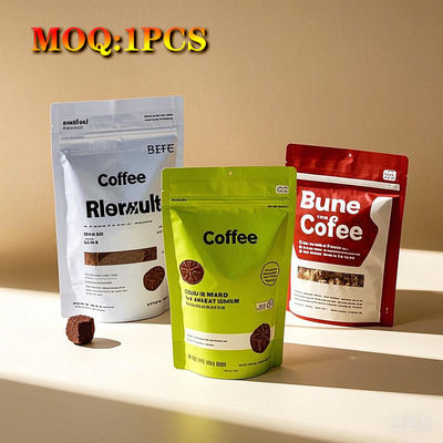 Impresión personalizada de papel de aluminio caramelo embalaje de almacenamiento de alimentos a prueba de olor cerradura con cremallera Stand Up Pouch bolsas Mylar con logotipo