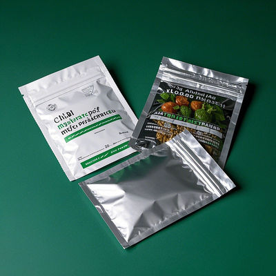 Bolsas Mylar resistentes a los niños Embalaje a prueba de niños certificado por la FCC estanco al aire a prueba de humedad de grado alimenticio Cerradura personalizada / Tamaño / Impresión