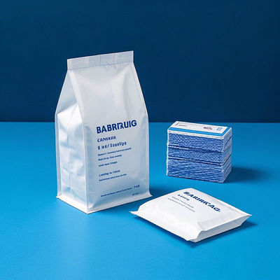 Bolsa de fondo plano de alta barrera de ocho lados de sellado ecológico y personalizado Impreso para alimentos Café Embalaje de alimentos para mascotas Apoyo OEM / ODM