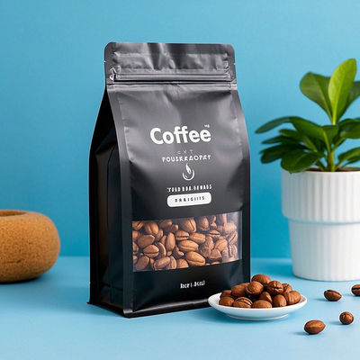 Bolsa de fondo plana de ocho lados con sellado seguro para alimentos de primera calidad a prueba de agua y reutilizable