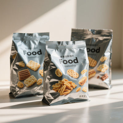 Bolsas industriales de papel de aluminio a prueba de humedad con certificación de la FDA de frescura a largo plazo para café, té y refrigerios