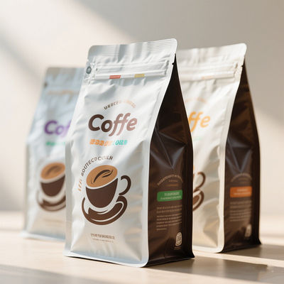 Embalaje de café de primera calidad Bolsa Mylar Aroma Lock Valve & 99% bloqueo de luz UV