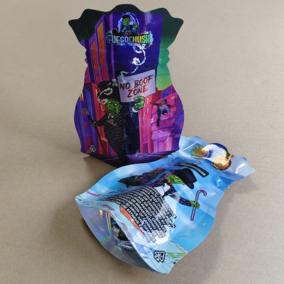 Bolsas verticales con cierre a prueba de niños Diseño de contorno único Materiales reciclables de grado médico.