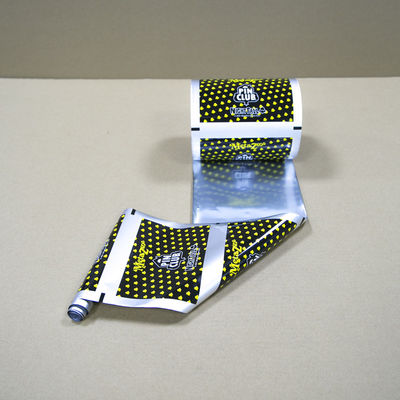 Pre-impreso AL / VMPET Compuesto Roll Stock de 8 colores Pantone y código de barras GS1