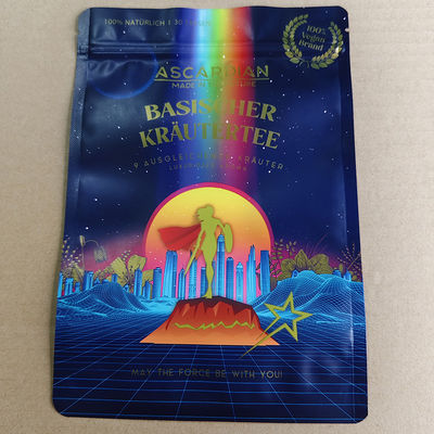 Bolso de pie con sello pelable Embalaje compuesto de grado médico para cosméticos transparente y a prueba de alteraciones