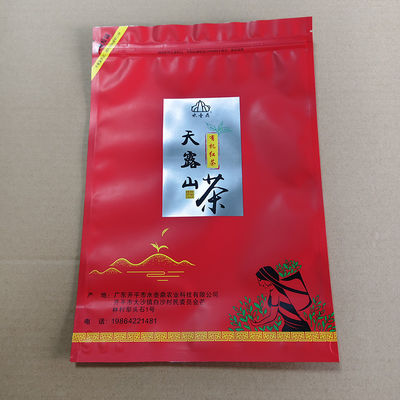 Bolsas de cremallera de pie con acabado mate - a prueba de agua y vuelva a cerrar para envases en polvo / líquido